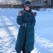 拉夏贝尔（La Chapelle）精选冬季羽绒服女中长款  LXPH21072-QCYR2J