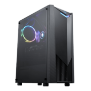雷神(ThundeRobot)GeekBox 设计师游戏台式电脑电竞主机(12代i5-12400 8G GTX1650 512GSSD 三年上门）