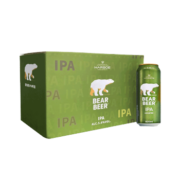 豪铂熊 (BearBeer）IPA啤酒 500ml*8听 礼盒装 德国原装进口 年货送礼