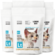 lorde里兜纯豆腐砂除尘款猫砂豆腐猫砂除味低尘可冲厕所2.6kg×6袋