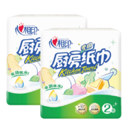 京东特价APP：心相印 厨房专用卷纸 2层*75节*4卷