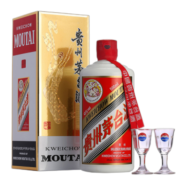 茅台（MOUTAI）贵州茅台酒 茅台飞天43度  酱香型白酒 500ml*1瓶（带杯）