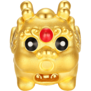 潮宏基 CHJ JEWELLERY 吞金兽多财貔貅大版 足金黄金转运珠女款定价 SHG30000773