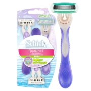 Schick 舒芙 intuition 女士4层刀片舒柔脱毛刀*3把+赠修眉刀1只