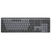 罗技（Logitech）MX 高性能低噪无线双模机械键盘 110键 全尺寸线性红轴