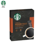 星巴克（Starbucks）黑咖啡 速溶咖啡 0糖0脂 10条23g