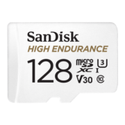 闪迪（SanDisk）128GB TF（MicroSD）存储卡 行车记录仪&安防监控专用内存卡 高度耐用 家庭监控 读速100MB/S