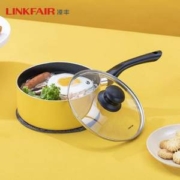 LINKFAIR 凌丰 LFDNG-BC16DC03 长柄带盖不粘奶锅 16cm