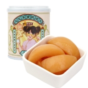 林家铺子乌龙蜜桃罐头300g*4罐茶甜品正品水果罐头整箱茶香幽雅