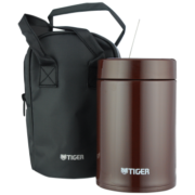 虎牌（TIGER） 保温杯多功能真空焖烧杯不锈钢保温汤杯 MCH-A75C 750ML 深棕色T