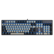黑峡谷（Hyeku）GK715s有线机械键盘 游戏机械键盘 吃鸡键盘PBT键帽 灰黑色凯华插拔红轴
