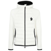 蒙口（Moncler）男士连帽羽绒服外套 白色 8G00019 80093 034 L码 185/96A