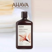 以色列珍宝级护肤品牌，AHAVA 圣爱 矿植物丝绒沐浴露500ml+赠铃兰雪松香沐浴露100ml