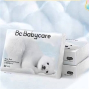 88VIP:babycare婴儿小熊云柔巾保湿柔纸巾80抽3包*10件