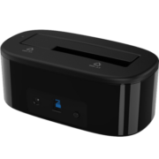 奥睿科(ORICO)硬盘盒底座3.5/2.5英寸SATA机械固态通用USB3.0硬盘座台式笔记本外置硬盘盒子 黑色6218US3