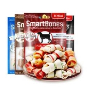 SmartBones 狗零食 迷你洁齿骨磨牙棒 小型犬 8支装