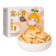 窝小芽 儿童零食手指饼干 牛奶味 30g*4 *10件
