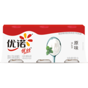 优诺(yoplait) 优丝原味酸奶风味发酵乳135gx3 低温酸牛奶生鲜