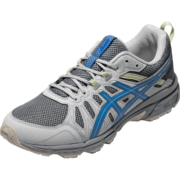 亚瑟士（asics）男子抓地缓冲跑鞋透气越野鞋GEL-VENTURE 7 MX 白色/藏青色 42