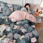 紫罗兰 全棉北欧风床品三/四件套 1.2~2米 多款