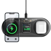 睿量 三合一无线充电器多功能手表Airpods适用iPhone13