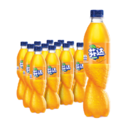 京东特价APP、限地区、有券的上:芬达 Fanta 橙味汽水 500/600ml*12瓶  ×2件