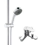 高仪（GROHE） 进口淋浴花洒套装 100MM空气注入手持花洒 4种出水模式26094000