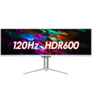 泰坦军团43.8英寸32:9 IPS超宽屏 120Hz HDR600 Type-C65W 125%sRGB广色域 升降设计股票分屏电脑显示器P43UG