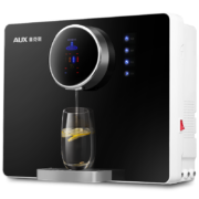 奥克斯（AUX） 净水器家用直饮机加热纯水机壁挂式厨房反渗透饮水机台上式净饮一体机双出水 AK09 双出水 UV杀菌