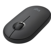 logitech 罗技 Pebble 双模无线鼠标 1000DPI 石墨黑