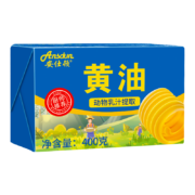 安仕顿 动物黄油400g 淡味黄油 烘焙原料 煎牛排面包蛋糕饼干早餐三明治
