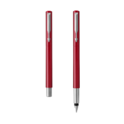 派克（PARKER）钢笔 威雅系列红色胶杆墨水笔