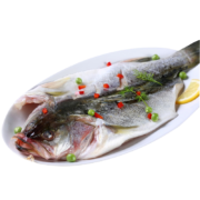 三都港 冷冻三去海鲈鱼500g（内附料包）海鱼 生鲜 鱼类 海鲜水产 年货
