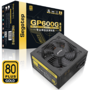 鑫谷（Segotep）额定500W GP600G黑金版电源（金牌认证/宽幅/背线/智能温控风扇/台式机电脑主机箱电源）