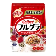 Calbee/卡乐比进口原味水果麦片700g即食燕麦片早餐饱腹食品冲饮