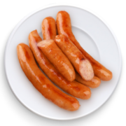 姐妹厨房 大成台畜德式香肠(肉含量89%)优级1kg 德国火腿热狗烤肠面包原料
