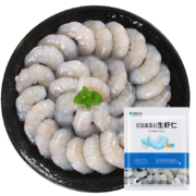 通威鲜°控 高蛋白生虾仁无冰净重1kg/中号150-200只国产翡翠青虾仁大虾仁