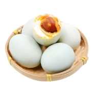 京东特价APP、需抢券：我老家 流油咸鸭蛋 5枚装（60-70g/个)