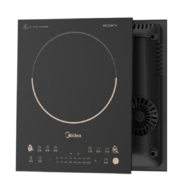 美的（Midea）电磁炉酷薄台嵌两用家用大功率租房公寓2200W恒匀火爆炒大火力 汉森面板电磁灶 MC-DZ22S02