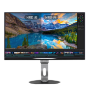 飞利浦 31.5英寸4K 广色域 HDR600 Type-C60W反向充电 内置音箱 专业设计显示器 328P6VUBREB