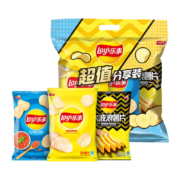 88vip：Lay's/乐事 薯片超值组合包(原味+红烩味+大波浪鸡翅)70克x3包零食