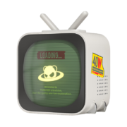 魅族 PANDAER 40W GaN 电源适配器 AI小电视 超感智能分配 支持35W/20W功率输出 多协议快充  PTC03