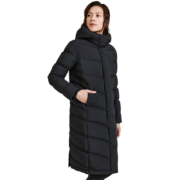KOLON SPORT/可隆羽绒服 女子冬季户外保暖防泼水防风鹅绒700蓬重量鹅绒服 LKDJ2WN138-BL 黑色 165/M