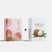 天猫U先：冯小崎  水果果粒茶 生椰乌龙7包+蜜桃乌龙7包