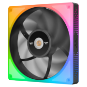 Tt（Thermaltake）钢影TOUGHFAN 14 RGB 机箱风扇（14cm风扇*3/1680万色/半透明外框/24颗独立灯珠/软控）