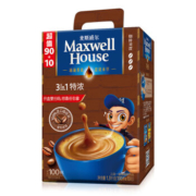 概率券：Maxwell House 麦斯威尔 三合一 特浓速溶咖啡饮品 1.3kg