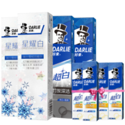 DARLIE好来(原黑人)星耀白竹炭双重焕白牙膏4支装美白祛渍含赠品640g