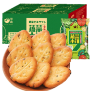 京东特价app、需抢券：零趣 蔬菜小饼干 零趣蔬菜饼500g+干烙蛋糕400g