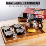 彩虹鸟1000/2000ML茶壶耐热防爆玻璃泡茶壶花茶壶水壶彩虹鸟 1000ML单壶