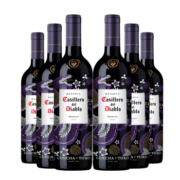 红魔鬼红酒智利原瓶进口干红葡萄酒  干露红魔鬼尊龙系列750ml 年货送礼 梅洛*6瓶整箱装